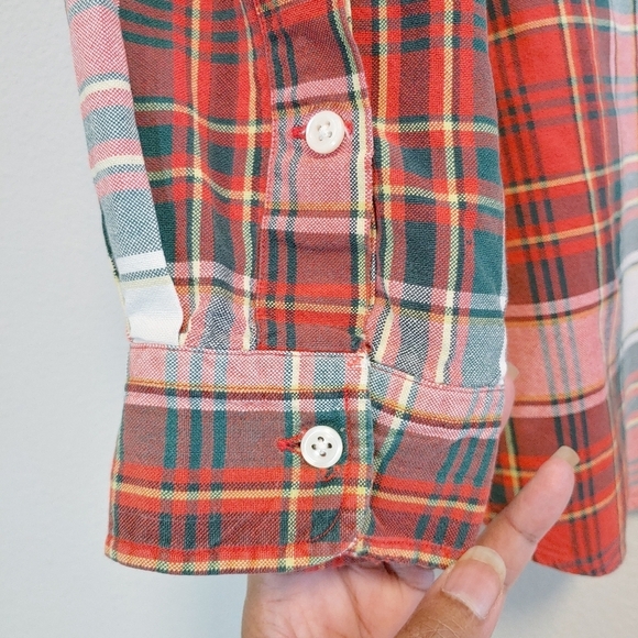 Ralph Lauren Men's Button Down Long Sleeves Plaid Shirt Sz XL Festive Comfy Cozy - Picture 9 of 11